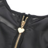 Subblime - 957667 Robe En Cuir Avec Fermeture Éclair Coeur Noir S/M